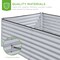 Best Choice Products 8x4x2ft Outdoor Metal Raised Garden Bed for Vegetables Flowers Herbs
